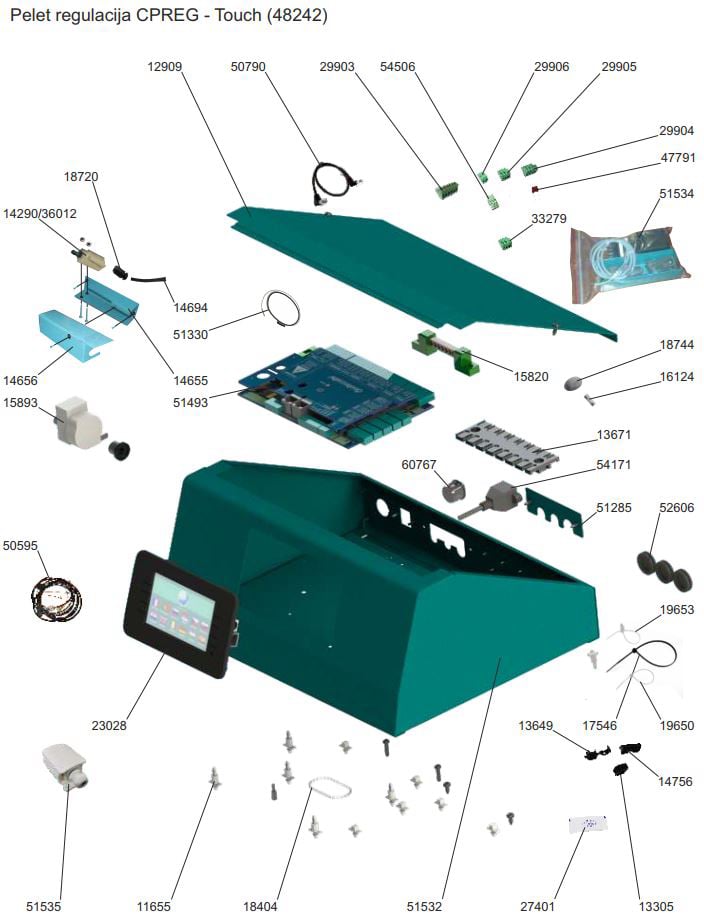 Pelet regulacija CPREG - Touch